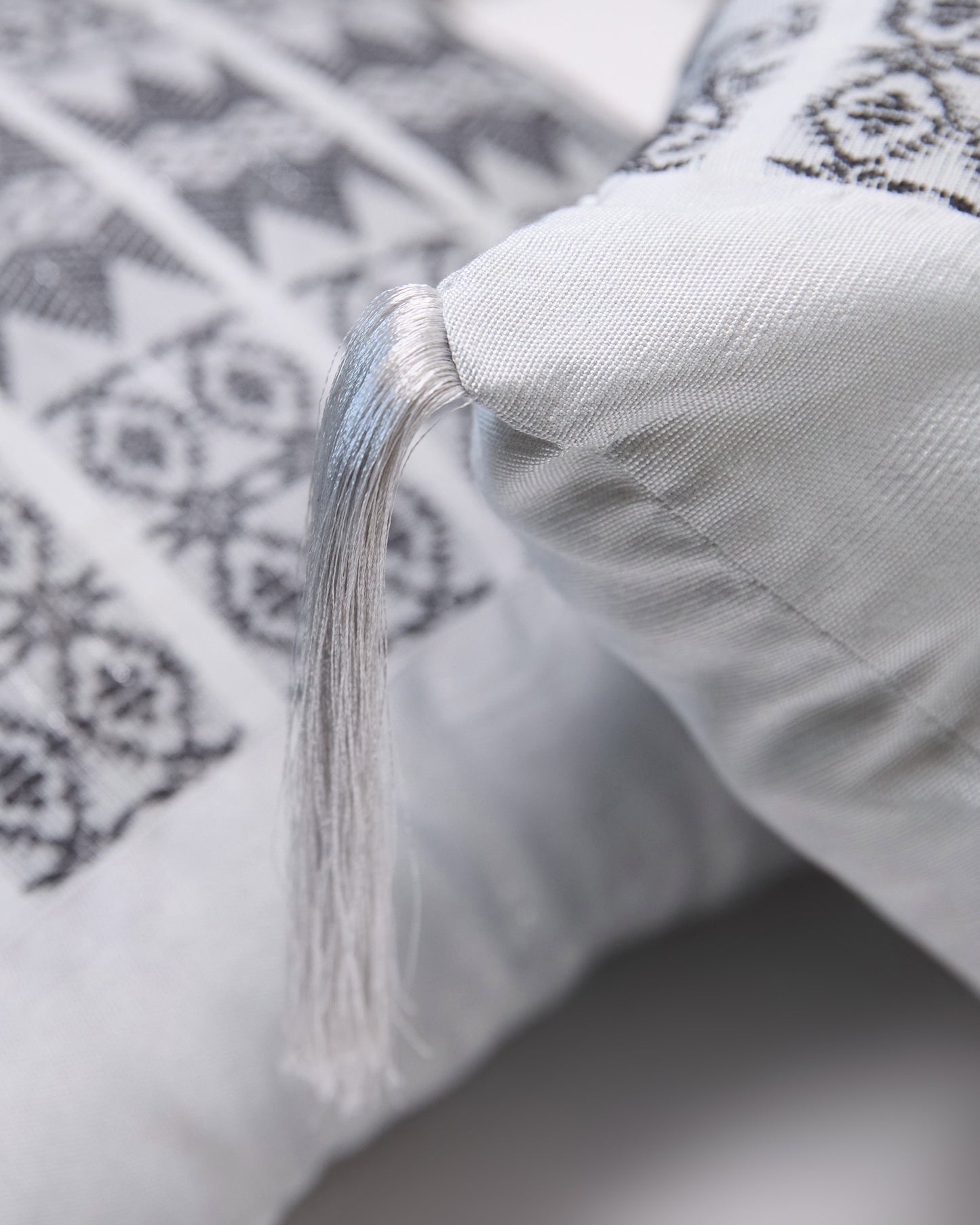 Ivory Loom Cushion Cover