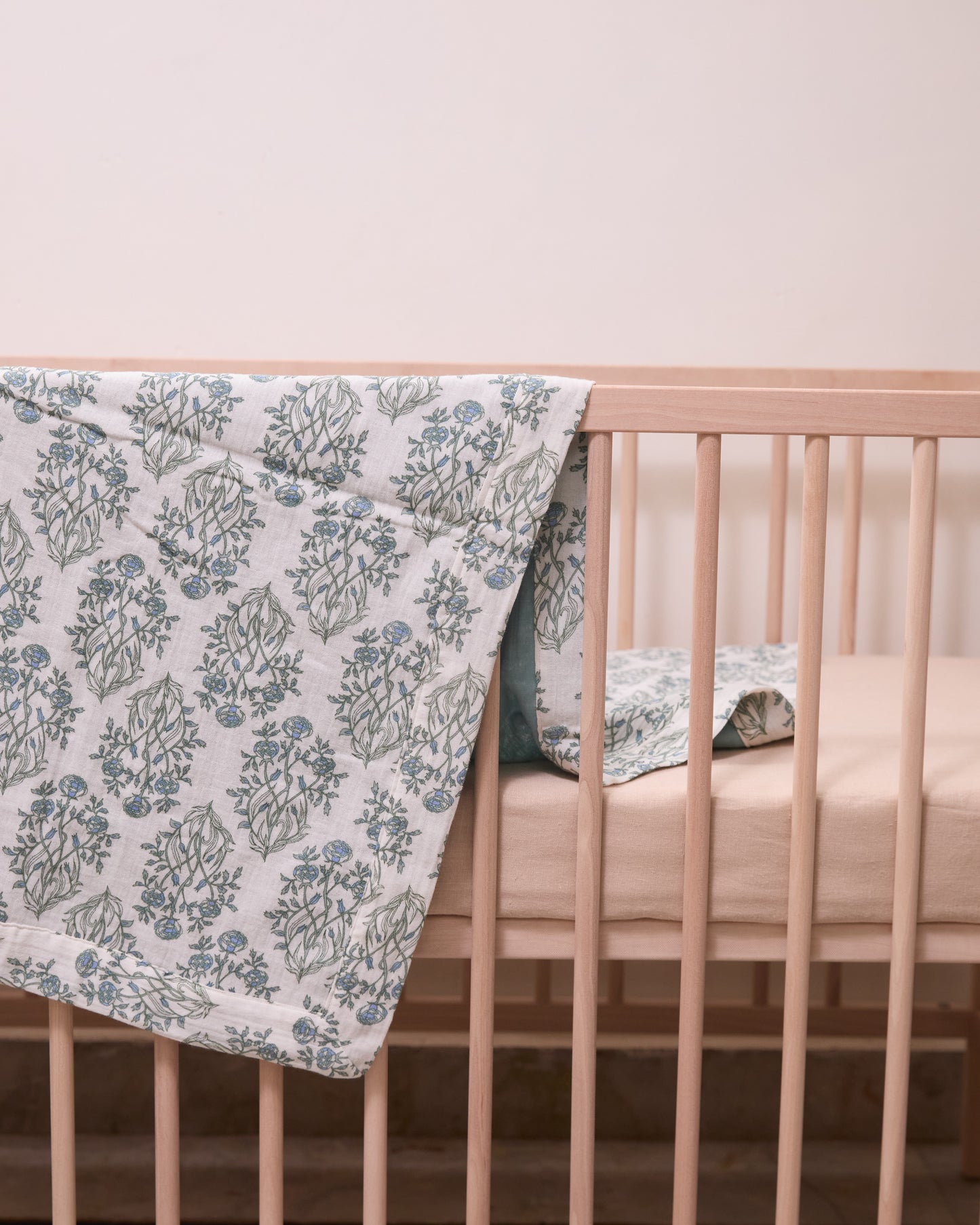 Soft Bloom Grow-With-Me Baby Blanket
