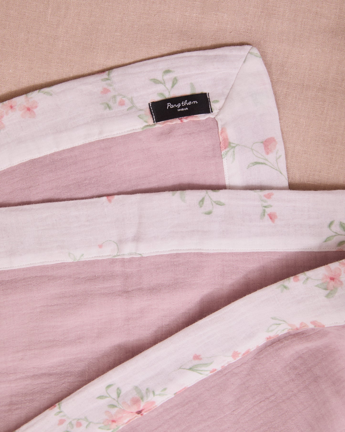 Blush Whisper Grow-With-Me Baby Blanket