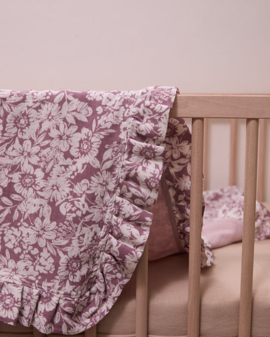 Blush Meadow Grow-With-Me Baby Blanket