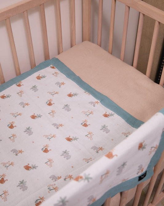 Little Safari Grow-With-Me Baby Blanket