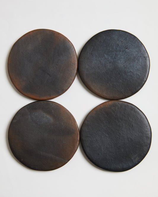 Longpi Pottery Coasters (Set of 4)