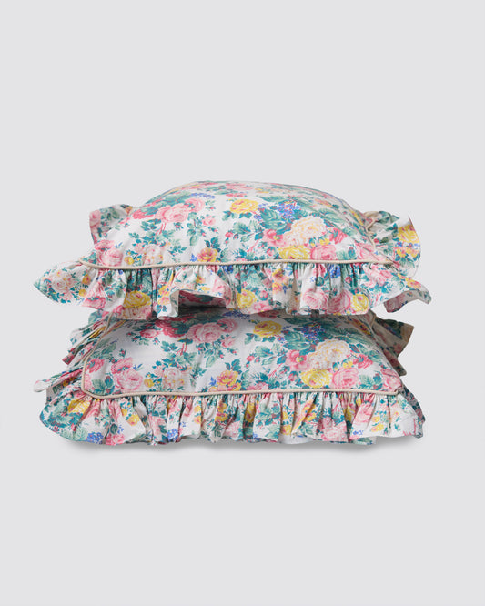 Vintage Rose Garden Cushion Cover