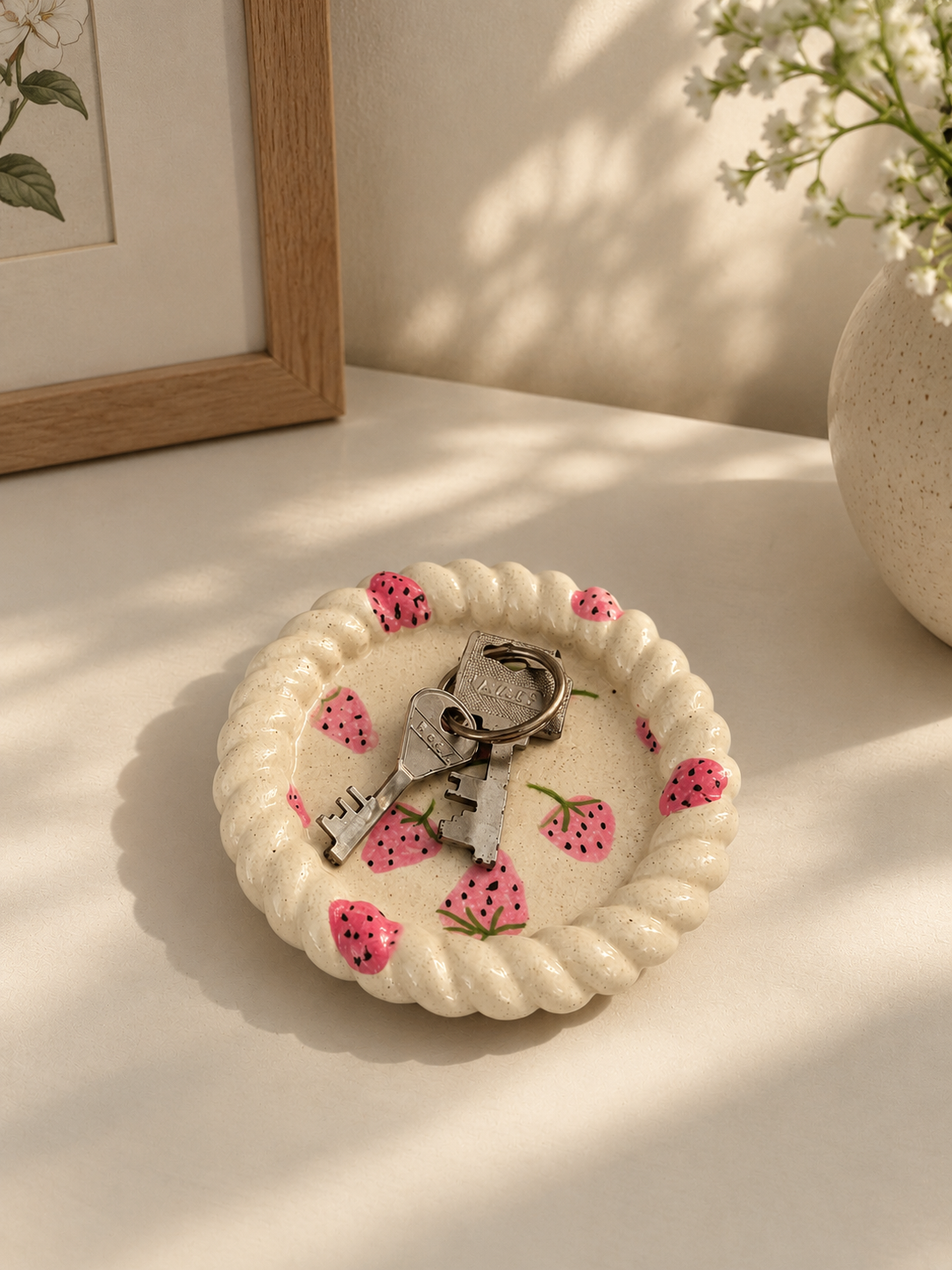Strawberry Fields Trinket Tray