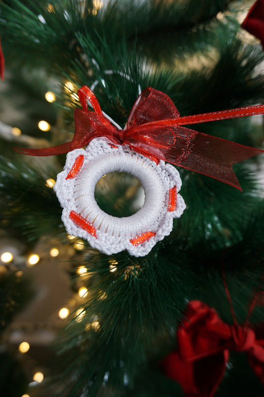 ARTISANAL CHRISTMAS ORNAMENT(White)