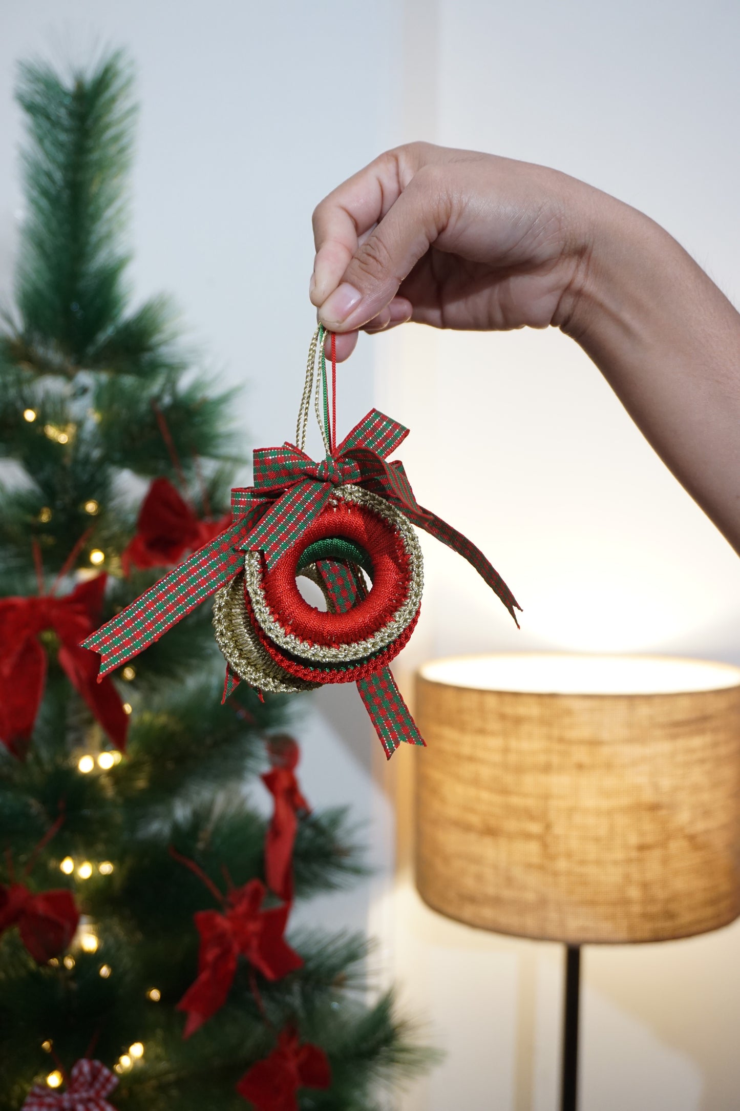 ARTISANAL CHRISTMAS ORNAMENT(Red&Green)