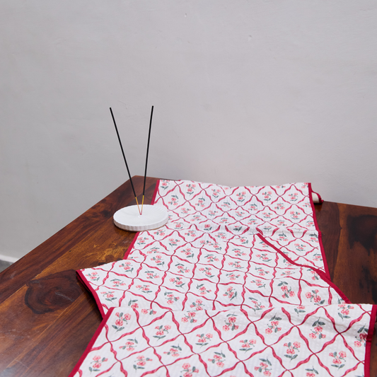 Blossom Grid Table Runner